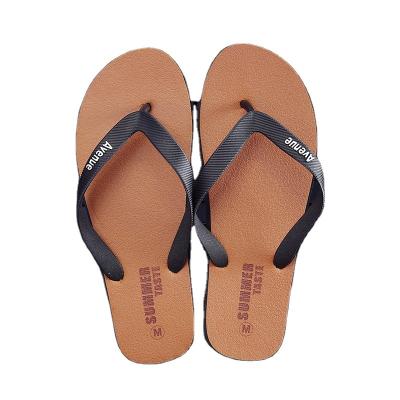 China Men's Summer Trend Fashion Beach Water Light Weight Outdoor Casual Thong Black Casual Slippers Flip Flops Anti Slip Slippers Wholesale for sale