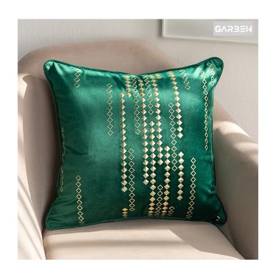 China Hotel Hign Quality Velvet Geometric Luxury Pillow Covers Sofa Cushion Cover Home Decorative for sale