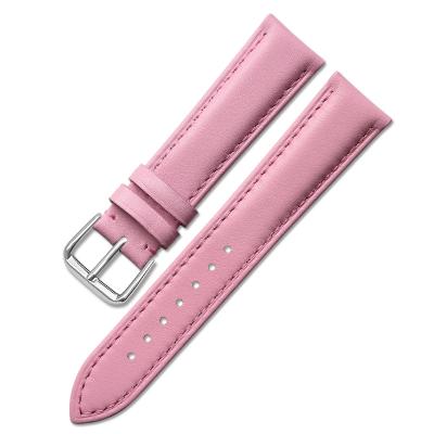 China Double Sides Italian Nappa Leather Double Sides Italian Leather Top Grain Watch Band Strap 10 Kinds Of Colors And Watch Bands Width (12/14/16/18/19/20/21/ 22mm) for sale