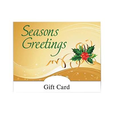 China Christmas Design Paper Hand Made Greeting Card Offset Printing Global Celebration Professional Foldable Thanksgiving Holiday Gift Vouchers for sale