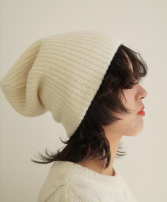 China Casual 70%wool 30%cashmere knitted beanies for sale