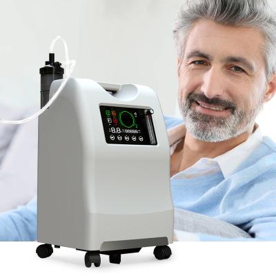 China Olive Manufacturer Sale Home And Hospital Bed Mobile Oxygen O2 Concentrator 10 24 Hour Continuous Medical Grade 7l 5 Liter Oxygen Concentrator for sale