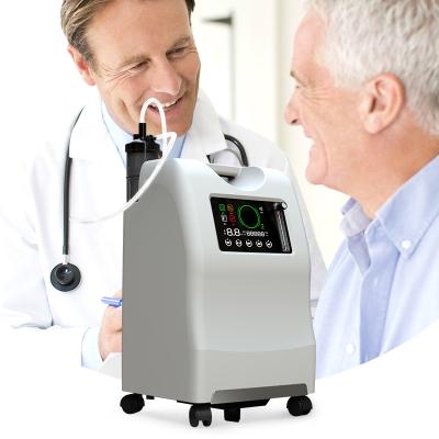 China Selling Oxygen Concentrator Home and Hosptical 10L Portable Single Flow 7L LCD Display Medical Grade Peru Home Hospital 5 Liter Oxygen Concentrator for sale