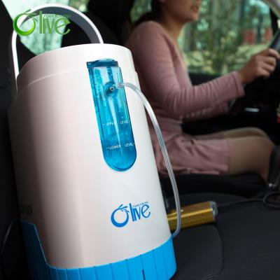 China France imported cecums molecular sieve portable car oxygen concentrator with rechargeable battery OLV-B1 (NO59) for sale