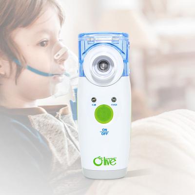 China For Best Selling Cheap Nebulizer Machine Olive Pocket Inhalator Rechargeable Medical Mesh Portable Nebulizer Child Home Use For Adult for sale