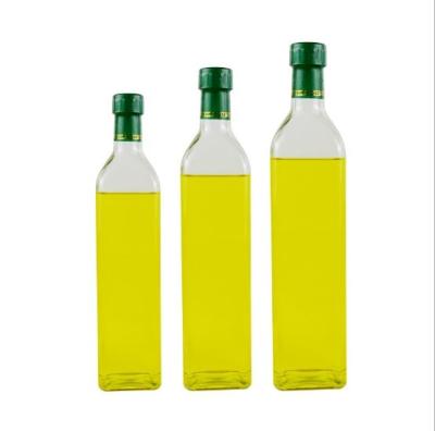 China Oliver Peanut Oil 100ml Stocked 250ml 500ml 750ml 1000ml Amber Square Round Cooking Dark Dorica Empty Olive Oil Glass Bottle for sale