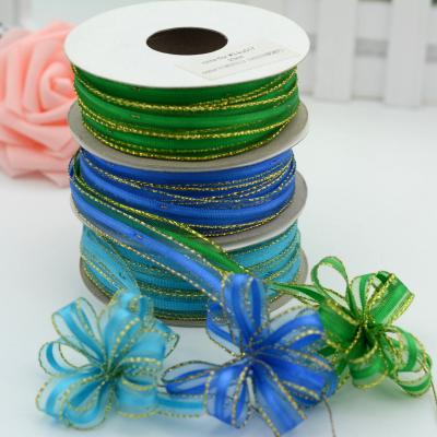 China Valentine's Day Hot Selling Beautiful Bouquet Decoration Pull Up Ribbon for sale