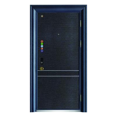 China Hot Sale Hotel Windproof Bedroom Door Iron Door Room Zinc Alloy Door for sale