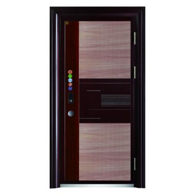 China Contemporary modern anti-theft security cold rolled steel exterior doors with high quality for sale