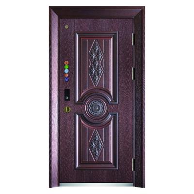 China Modern Decorative Anti-theft Security Customized Steel Doors With Reasonable Price for sale