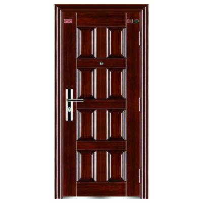 China 2021 Latest Style Steel Anti-theft Security Exterior Doors Fire Rated Steel Door for sale