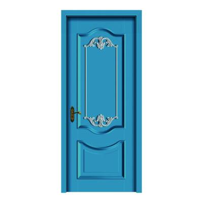 China Palace European Rustic Interior Minimalist Style Decoration Mid Century Wooden Door for sale