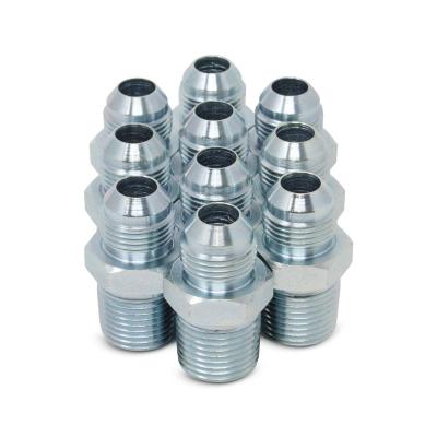 China Construction Machinery 1JN JIC Male Thread 74Degree Cone/NPT Male Adaptadores Componentes Hidraulicos Reusable Adapters For Hydraulic Hoses for sale