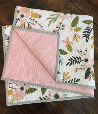 China Wholesales Custom Quilting 100% Cotton Baby Stock Quilt for sale