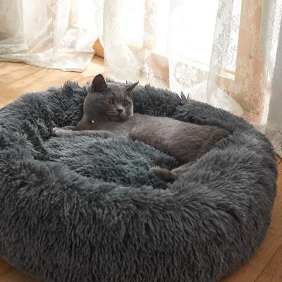 China Cheap Stock Travel Pet Accessories Luxury Velvet Dog Bed for sale