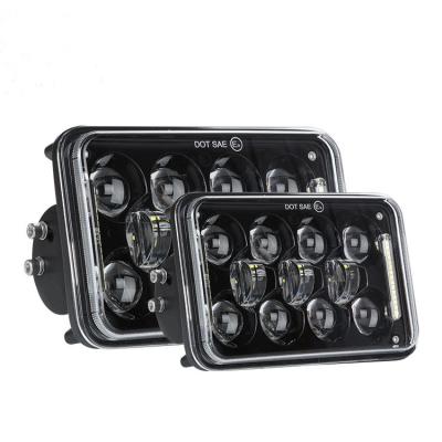 China Auto Beam/DRL/Floodlight H4 Square 4x6 Inch Car Rectangle High Beam/Low Beam Head Lamp H4 Nissan Ford Mustang Subaru DL GL Led Headlight for sale