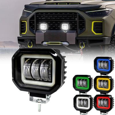 China Aluminum Light Bar 48W 20W LED Spot LED Work Light 24V 12V 120W Truck Tractor Boat 4x4 SUV SUV Work Light for sale