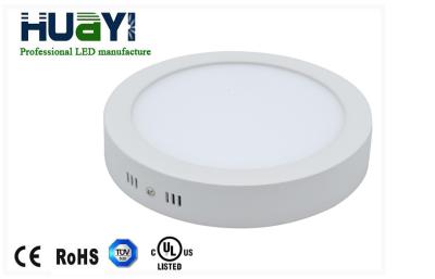 China Surface Mounted 18W 1600lm Round LED Panel Lights Natural White CE / RoHS for sale