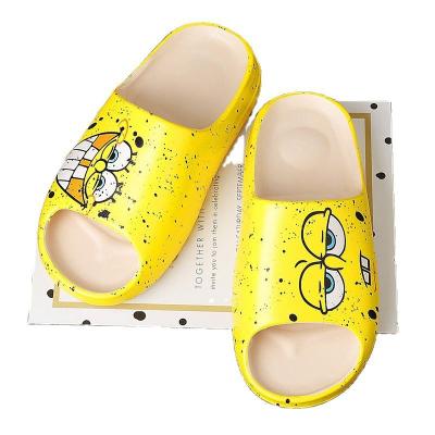 China 2021 CUSHIONING yeezy slippers soft thick women's slippers beach sandal bottom slippers men's slides net red custom printed Yezzy for men for sale