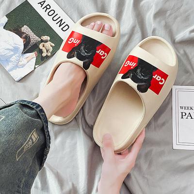 China 2021 CUSHIONING yeezy yeezy yeezy slippers ladies sandals shoes slippers shoes custom logo fashion women summer wholesale for sale