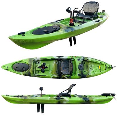 China Sea - River - Lake New Design Kayak Pedal Drive Plastic Single Sail Fishing Kayak - Ocean Made in China for sale