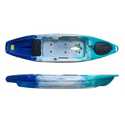 China Sea - river - lake factory single pedal drive kayak canoe rowing boat fishing kayak - China Ocean for sale for sale