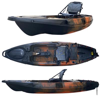 China Sea - River - Lake - Single Ocean High Quality Canoe Sit On Kayak Pedal Drive 3.3m Pedal Kayak Top Fishing Aluminum Seat With Customized Logo for sale