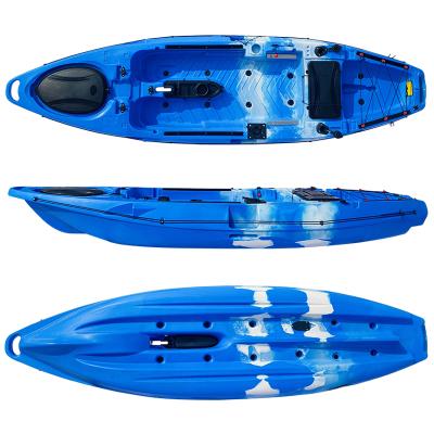 China Sea - River - Lake - Ocean Sailing Foot Pedal Drive Outdoor Fishing Plastic Kayak with Thruster Paddle No Angler Inflatable Kayak for sale