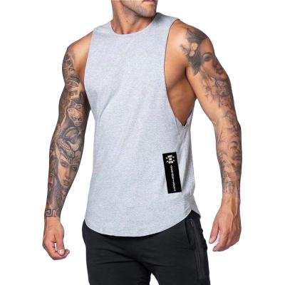 China Breathable Mens Relaxed Moisture Wicking Sleeveless Training Tank Top for sale