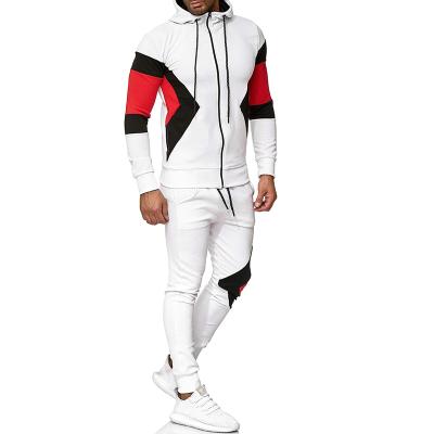 China Breathable Mens Long Sleeve Jogging Suit Zipper Tracksuit Sport Set Casual Sweatsuit With Pockets for sale