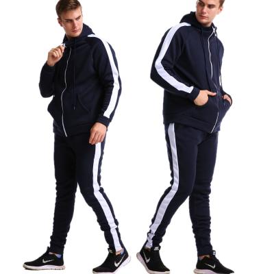 China Men Breathable Thermal Sweater Jogging Tracksuit Fitness Gym Training Sports Slim Fit Hooded Suit for sale