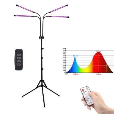 China Tripod and 360Â ° Adjust Wholesale Full Spectrum Timer Lamp Dimmable Plant Light For Flower Indoor Vegetable Seedling With Tripod for sale