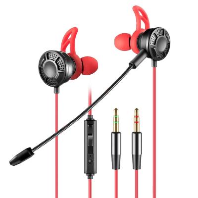 China In-Ear (SIROKA-OEM/ODM) HOT Recommend Dual Microphone Plug-in Type In-Ear Gaming Headset Earphone And Earpiece for sale