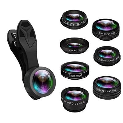 China Multifunctional Travel Mobile Phone Outdoor Accessory Bundles 7 in 1 Cell Camera Phone Lens for Kids and Adults Hiking, Camping, Bird Watching for sale