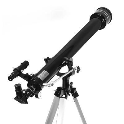 China Aluminum Alloy Telescope Manufacturer 90060 HD Professional Astronomical Refractor Astronomical Telescope for Kids Learning Stars& Planets for sale