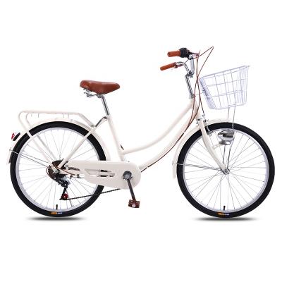 Chine Cool Retro City Style Wholesale OEM Ladies Cycle Customized Retro Leisure Bycycle 24 26 Inch Womens Bike City Utility Bike à vendre