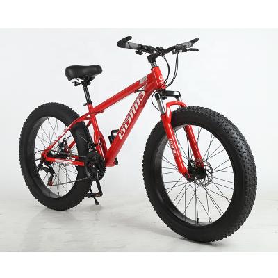 China Customizable High Carbon Steel Snow Mountain Cruiser Fat Bike 26 Inch Fat Bike Fattyer Cycle Bike Te koop