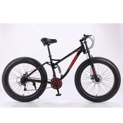 China Customizable wholesale high carbon steel suspension high carbon steel fat bike fatbike fatbike fatbike fat bike cruisers beach tyer cycle bicycle for sale