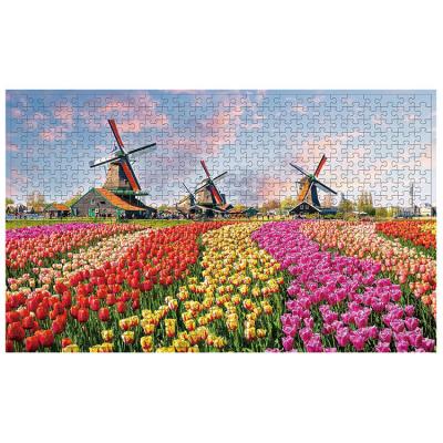 China Educatiom Toys High Quality Customize Cardboard Printed 500 Pieces Paper Jigsaw Puzzle With Small Moq For Adults for sale