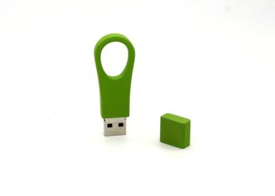 중국 녹색 작은 2GB USB 기억 지팡이에 의하여 개인화된 펜은 부호 매김으로 몹니다 판매용