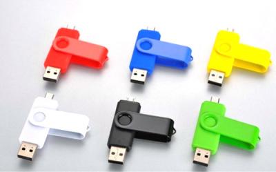 China Smart Phone OTG USB Flash Drive 4GB 8GB Swivel with Encryption for sale