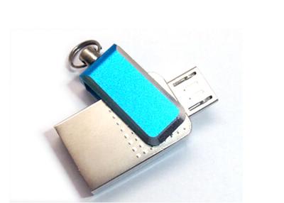 China OTG Water Resistant Encrypted USB Flash Drive 2.0 With Logo Printed for sale