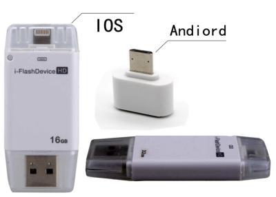 China I-06 White 4GB 8GB 16GB OTG USB Memory Stick For Iphone And Android for sale