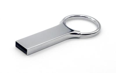 China 2GB Silver Metal USB Flash Drive Micro Usb Pen Drive With Keychain for sale