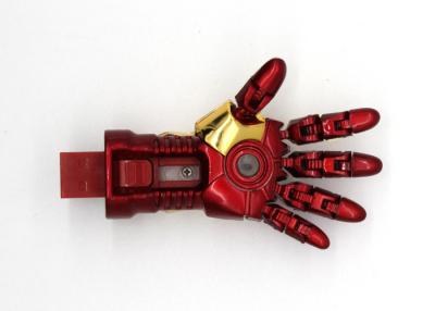 China Gold Iron Man Plastic USB Flash Drive Usb Storage Sticks For Promote Gifts for sale