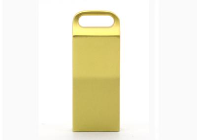 China 4GB Loop Gold Metal USB Flash Drive Read Speed 10MB/S Customized Business Gifts for sale