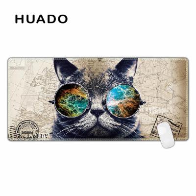 China PASSIONATE Protective Cat Rubber Gaming Mouse Pad Mat Customizable Mouse 900*400mm Large Size for Gaming and Office Work for sale