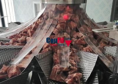 China Congelado cortado en cuadritos provee de costillas el pesaje automático y la máquina de rellenar 3500gram en venta