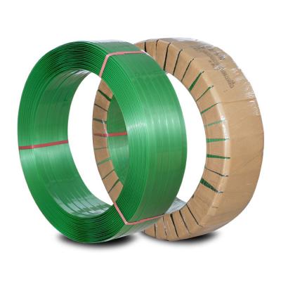 China 12mm 210kg Pull Plastic PET Band Strap Pack Steel Foliated Pallet Strapping Belt à venda