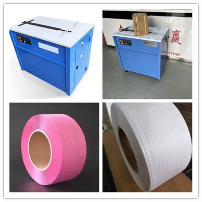 中国 Automatic strapping machine, automatic tape conveyor strapping machine, good stability, automatic bonding, automatic cut 販売のため